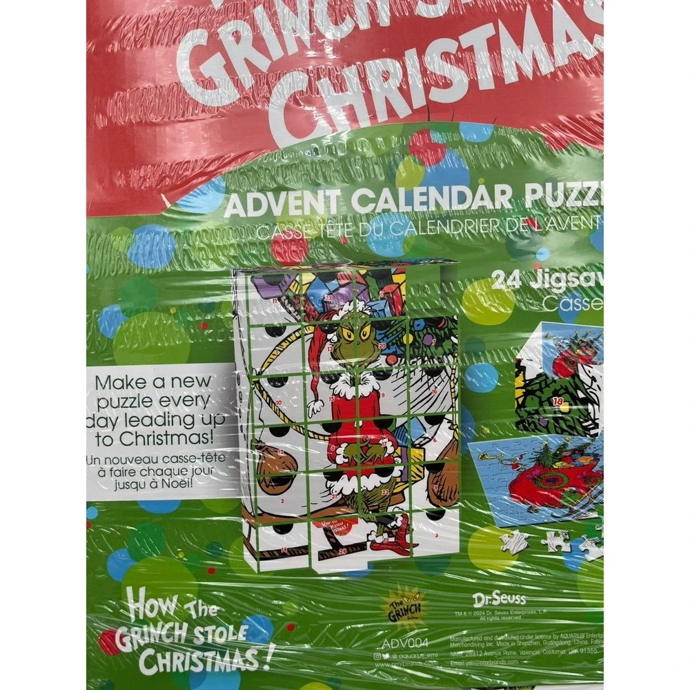 How The Grinch Stole Christmas Advent Calendar‎ Puzzle Factory Sealed